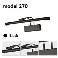 2025 2CCT LED Wall Light 30cm IP42 Aluminum Bathroom Lamp Black Gold Modern Home Wall Lighting Easy Install