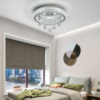 Crystal LED Ceiling Lamp Modern Chandelier Pendant Light Luxury Home Decor Living Dining Room Decor Fixtures Plafonnier Lustre