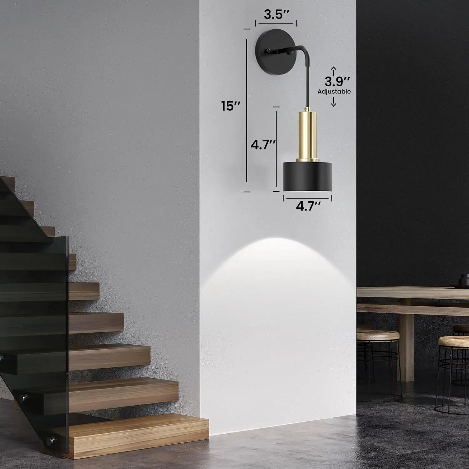 Battery Operated Wall Sconce Set of 2, Dimmable RGB Wall Sconce with Remote Indoor Battery Powered Wall Lamp Light