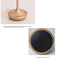 LED candlelight camper table lamp rechargeable camper waterproof warm light candle lamp dinner atmosphere table lamp