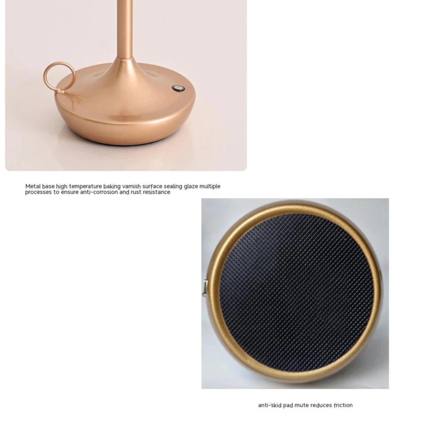 LED candlelight camper table lamp rechargeable camper waterproof warm light candle lamp dinner atmosphere table lamp