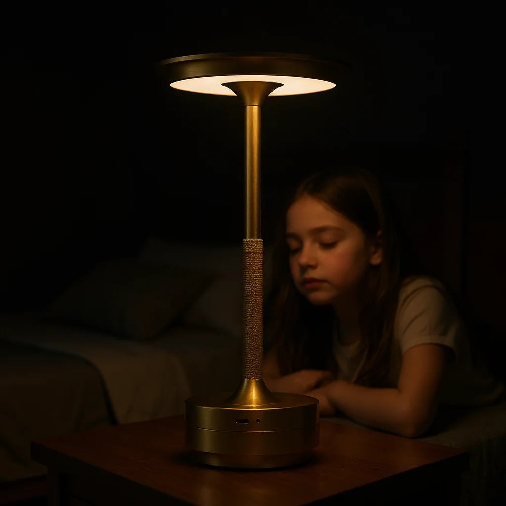 3 Color Table Lamp Silver Rechargeable Lamps For Table Usb Led Touch Dimmable Black And Gold Gold Modern Creative Eye Protecting