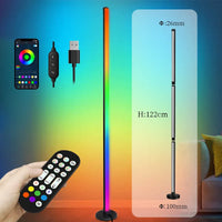 Led Floor Lamps Living Room Bedroom Colorful Nnight Llights Party E-sports Atmosphere Lights 120CM Multiple Color Switching