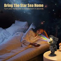 Astronaut Galaxy Projector Night Light with Timer and Remote -  Star Starry Nebula LED Lamp, Gift for Kids/Adults