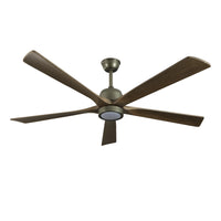 ARLGSITE 60“ Simple Modern Olive Green Wood Grain Silent Ceiling Fan Light, Adjustable , Suitable for Living Room & Bedroom