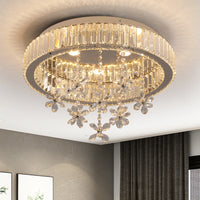 Crystal LED Ceiling Lamp Modern Chandelier Pendant Light Luxury Home Decor Living Dining Room Decor Fixtures Plafonnier Lustre