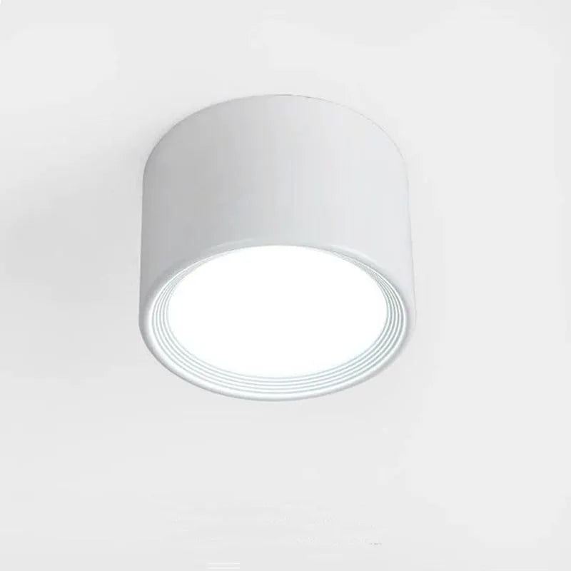 Dimmable no-hole surface mounted 12W 15W LED downlight 110V 220V ceiling light 5W 7W 9W cob led spotlight ceiling light