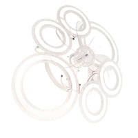 Ceiling Fan Light Flush Mount Ceiling Fan Light Easy To Install Unique Simple Nordic for Dining Room