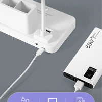 （Gift: Fan and pen holder）--3 Modes Touch Dimming USB Dimming Clip Table Lamp Student Dormitory Learning Study Table Light