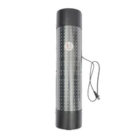 Barber Pole Salon Barber Pole Shop Sign Light LED Rotating Wall Light Waterproof Red & Blue & White Wall-mounted Pole Light