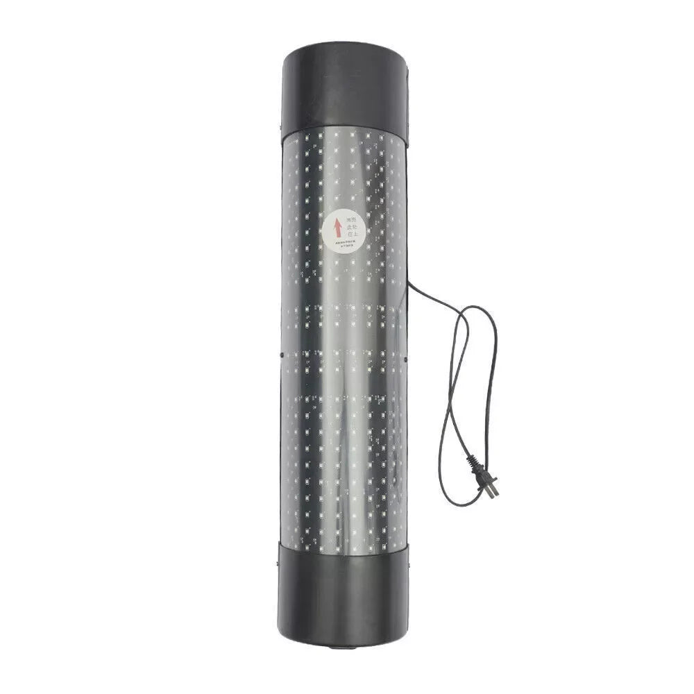 Barber Pole Salon Barber Pole Shop Sign Light LED Rotating Wall Light Waterproof Red & Blue & White Wall-mounted Pole Light