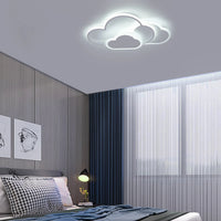 Cloud Shape LED Ceiling Light Fixture Modern 3-Color Lighting Acrylic Ceiling Lamp for Living Room Bedroom Kid's Room 52x31cm