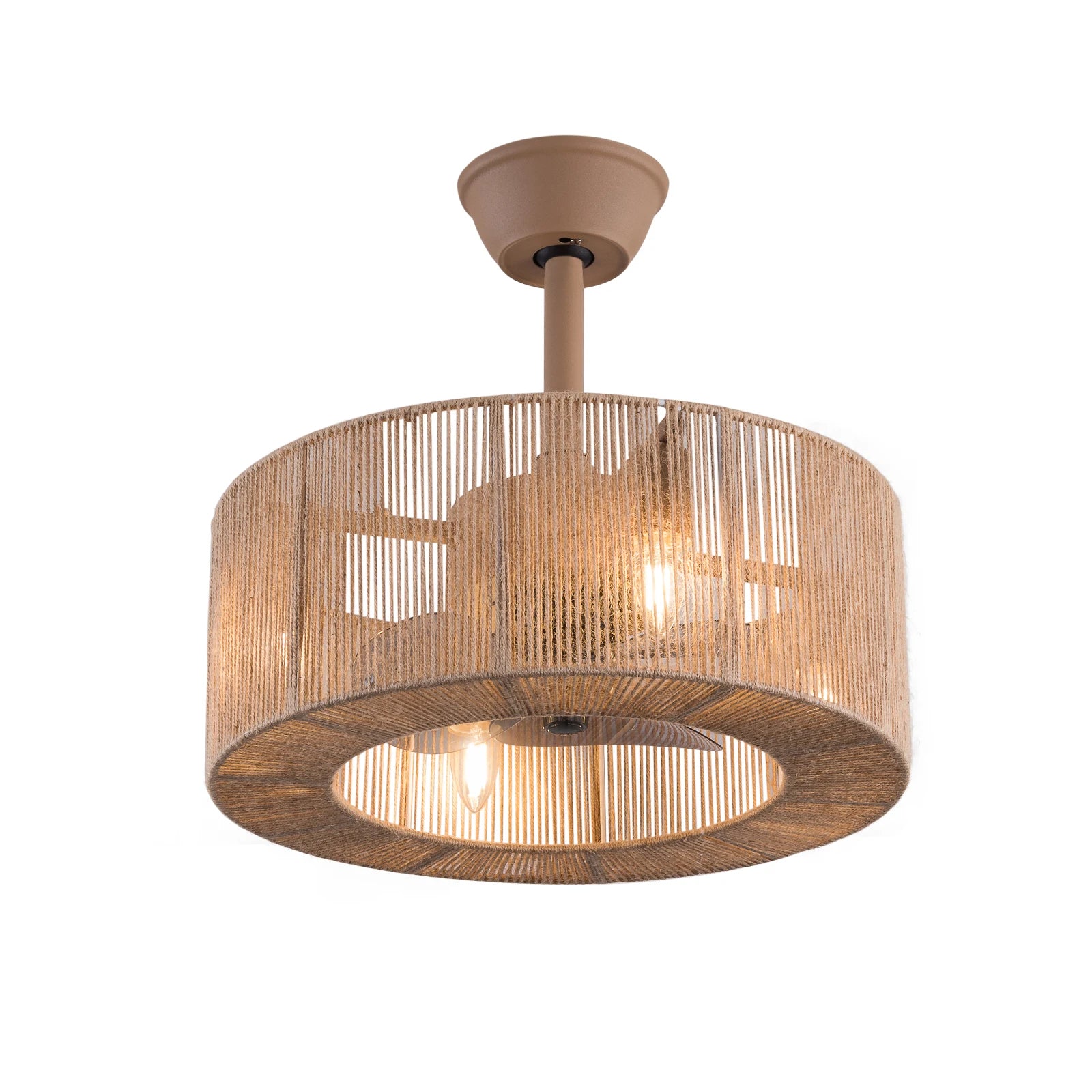 Ceiling Fan with Remote Control, 3-Speed, Soft LED Light, Energy-Saving, Low Noise for Home Decor