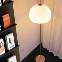 Orange Cream Glass Floor Lamp Bedroom Bedside Living Room Sofa comfort Creative Mushroom Table Light Bookstore Eye Protection