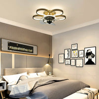 55-85w Ceiling Fan Light With Remote Control For Indoor Places Such As Living Rooms, Bedrooms 6500-4000-3000k 15-20m²