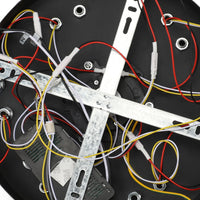 Ceiling Fan Light LED Nordic Modern 6 Rings Ceiling Fan Light Easy To Install Simple Nordic for Dining Room Ceiling Fan Light