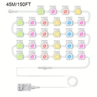 Permanent Outdoor Lights Smart RGBIC Eaves LED Lights Festival Flashing Lighting Fairy String Holiday Lighting