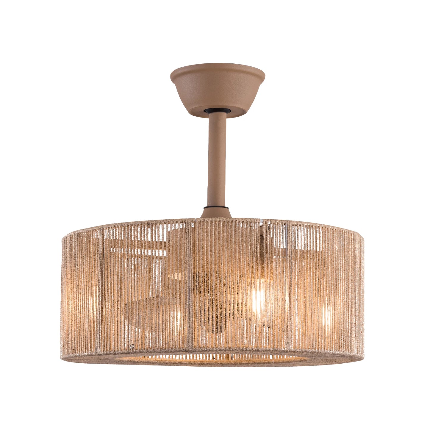 Ceiling Fan with Remote Control, 3-Speed, Soft LED Light, Energy-Saving, Low Noise for Home Decor