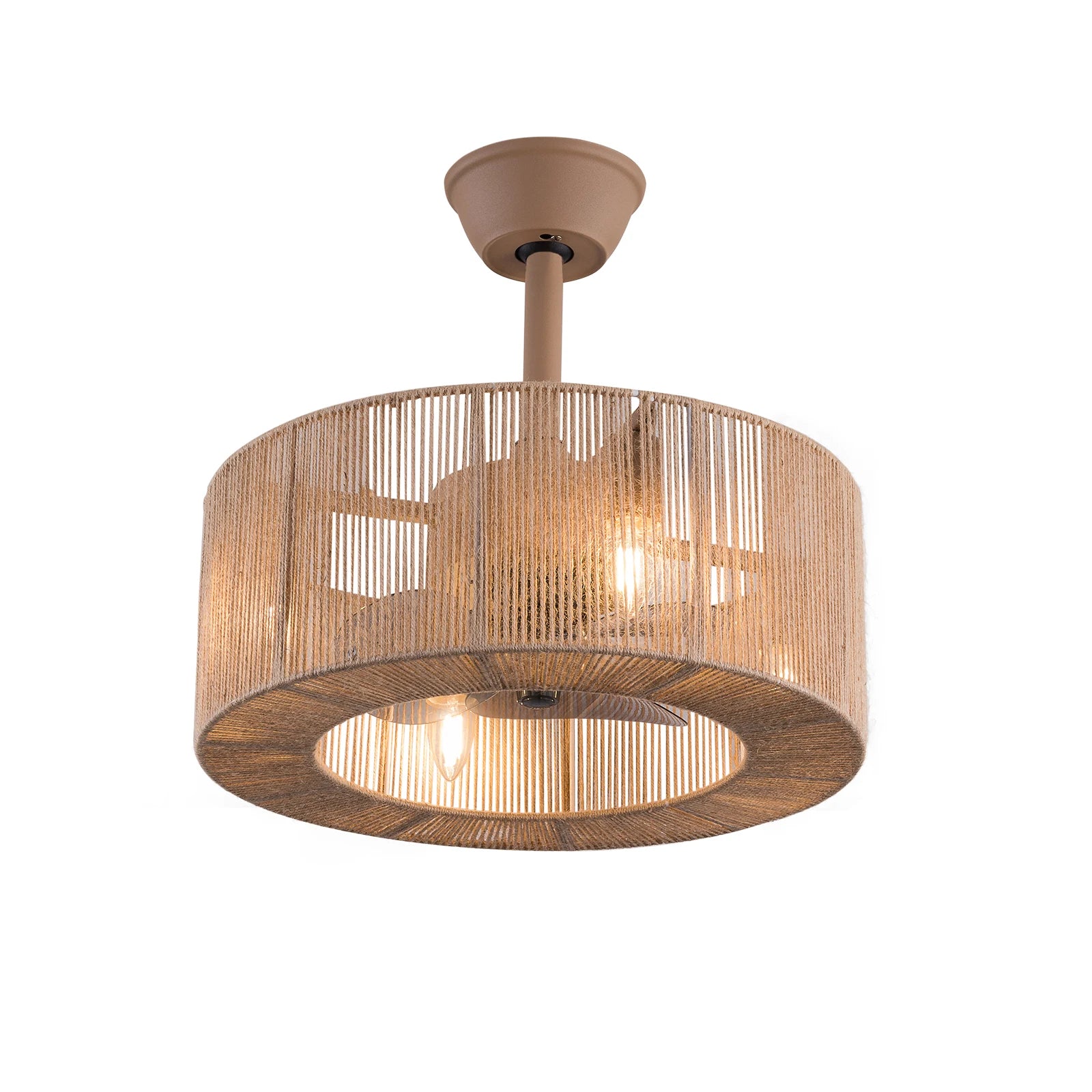 Ceiling Fan with Remote Control, 3-Speed, Soft LED Light, Energy-Saving, Low Noise for Home Decor