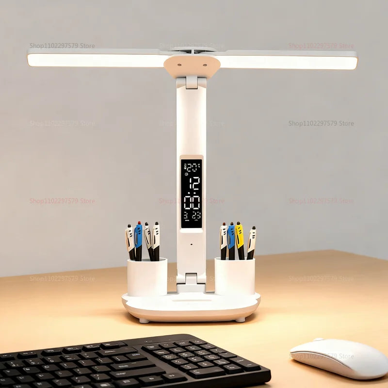 Rechargeable LED Desk Lamp Portable Bedside Light Eye Protection Touch Dimming Child Kids Study Reading Night Lamp