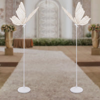 Creative Wedding Butterfly LED Floor Lamp, Romantic Hanging Wedding Butterfly Decoration Props for Wedding Christmas 110V