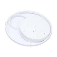 48cm 55W Ceiling Light Home Lighting Ceil Lamp Warm and Romantic Triple Circle 110V-240V for Living Room, Restaurant, Bedroom