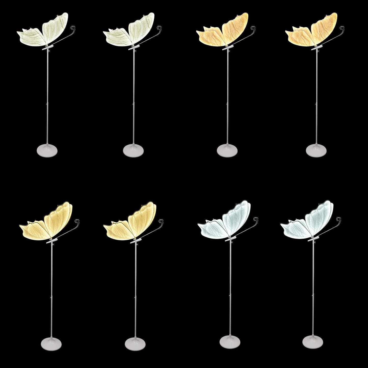 Creative Wedding Butterfly LED Floor Lamp, Butterfly Hanging Light for Wedding