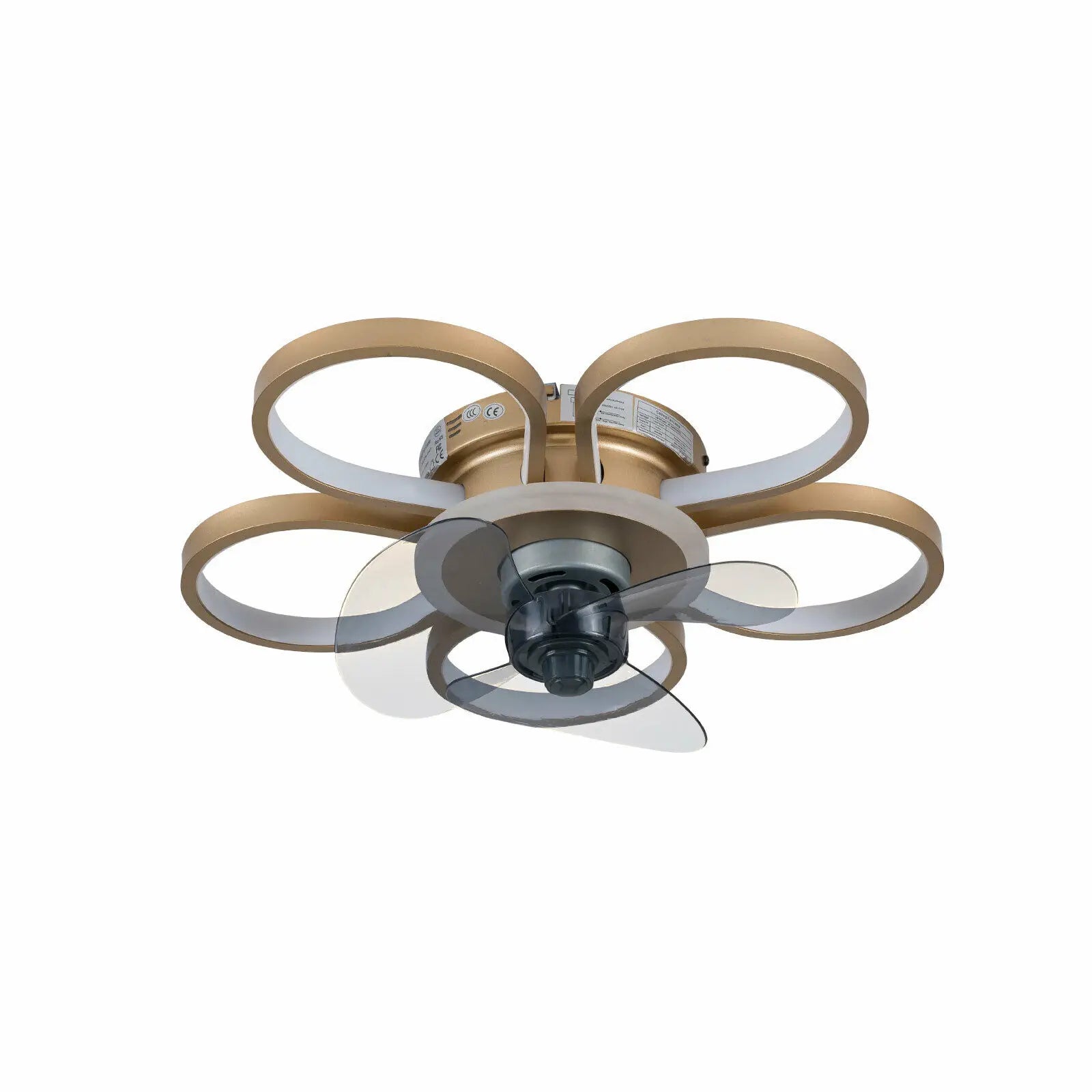 55-85w Ceiling Fan Light With Remote Control For Indoor Places Such As Living Rooms, Bedrooms 6500-4000-3000k 15-20m²