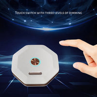3D Origami LED Night Light, Foldable USB Touch Sensor Lamp 360° Rotating Mood Light for Bedroom Desk, Home Decor Gifts