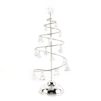 Crystal Star Christmas Tree Lamp Battery Operated Desk Table Lamp Decorative Iron Tree Night Lights for Living Room Bedroom Deco