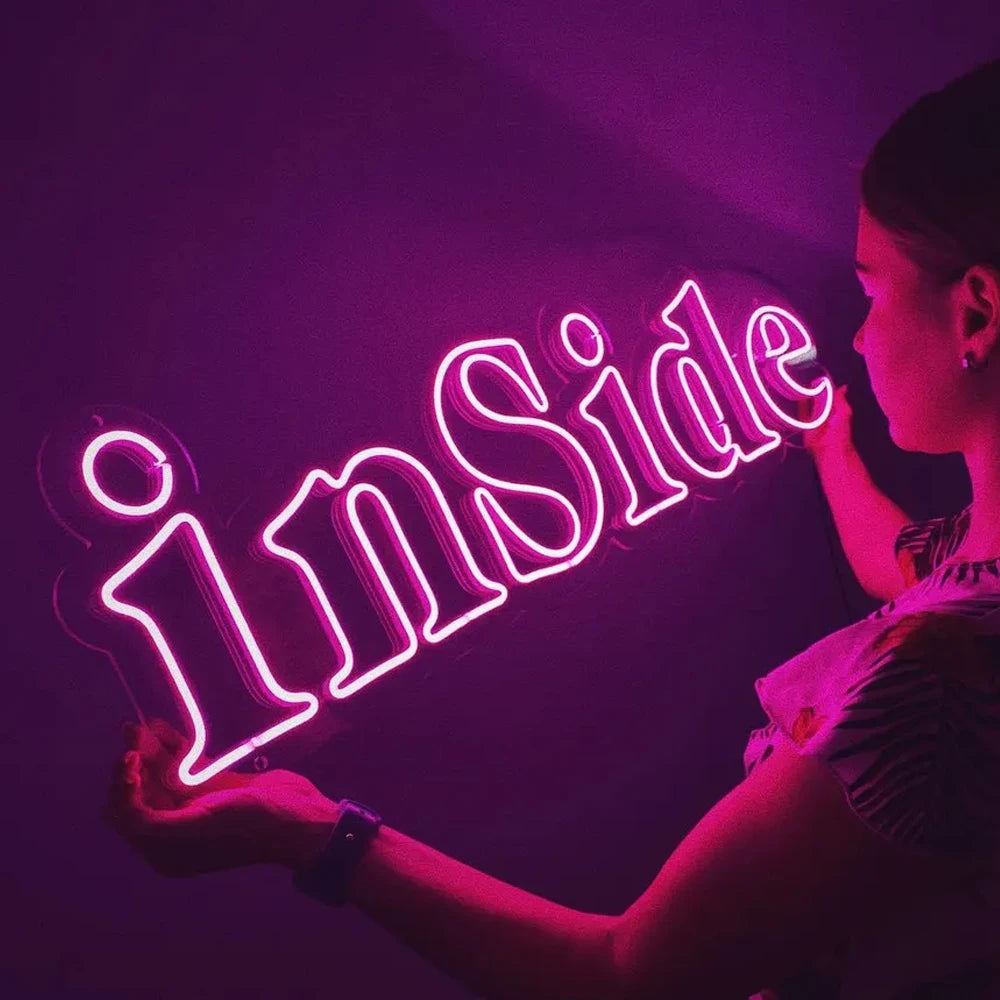 Custom UV Neon Sign Personized LED Sign for Birthday Bar Wedding Party Acrylic Neon Lamp Business Logo Sign Night Lights Decor